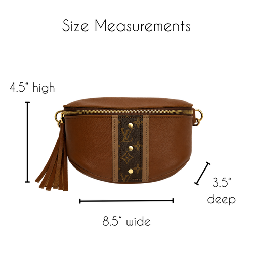 Britt Belt Bag - Upcycled Monogram - Sienna by Beaudin