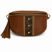 Britt Belt Bag - Upcycled Monogram - Sienna