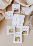 Wide Gold Hoops