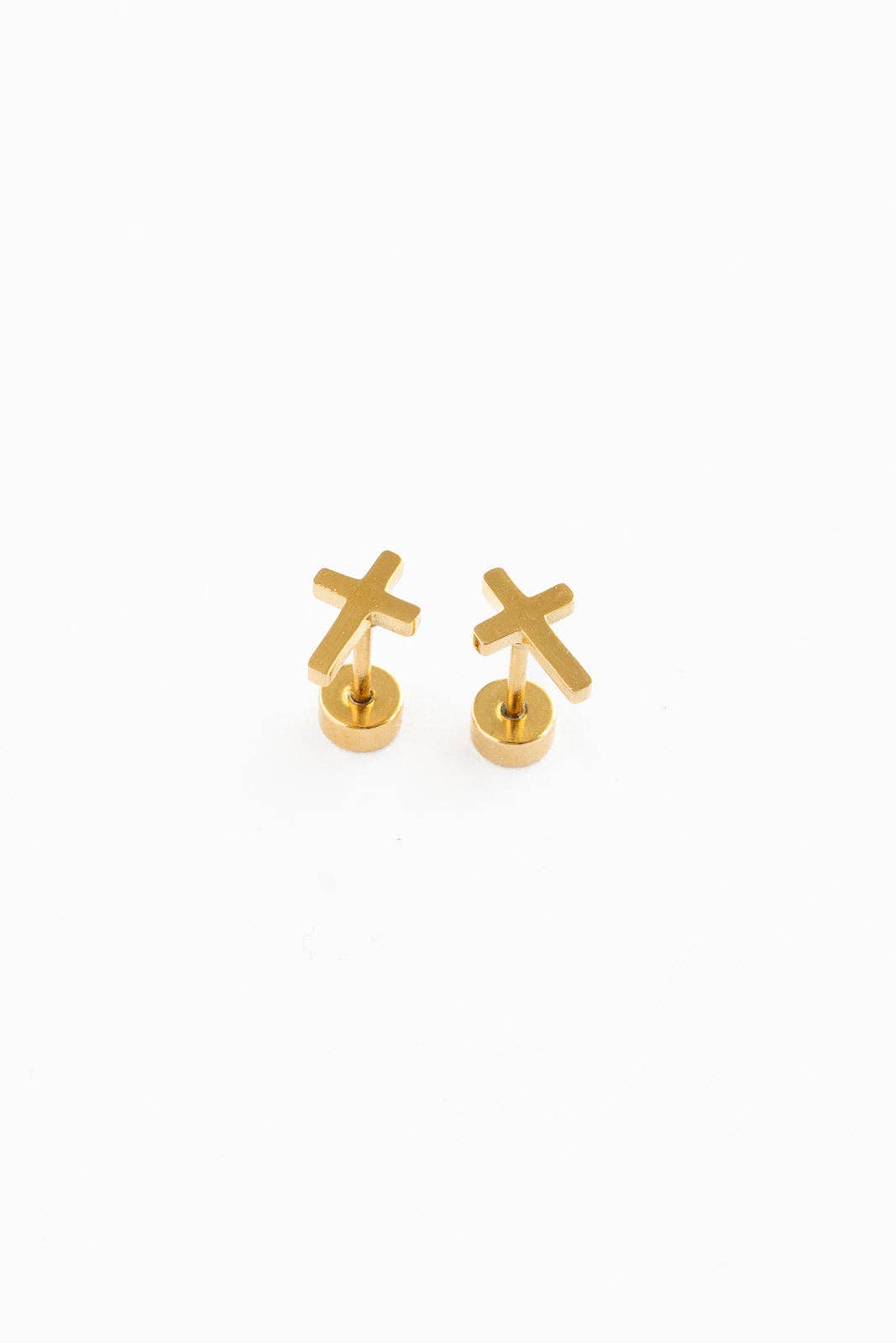 Cross Stud Earring