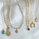Shaina Paperclip Necklace Gold Filled by True by Kristy Jewelry