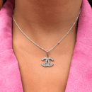 925 Sterling Silver Flat Cable Chanel Necklace for Women - Red Bird Road