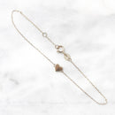 Solid Gold Lovers Heart Bracelet by La Kaiser