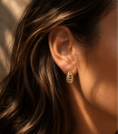14k Vermeil Byron Pavé Knot Stud Earrings