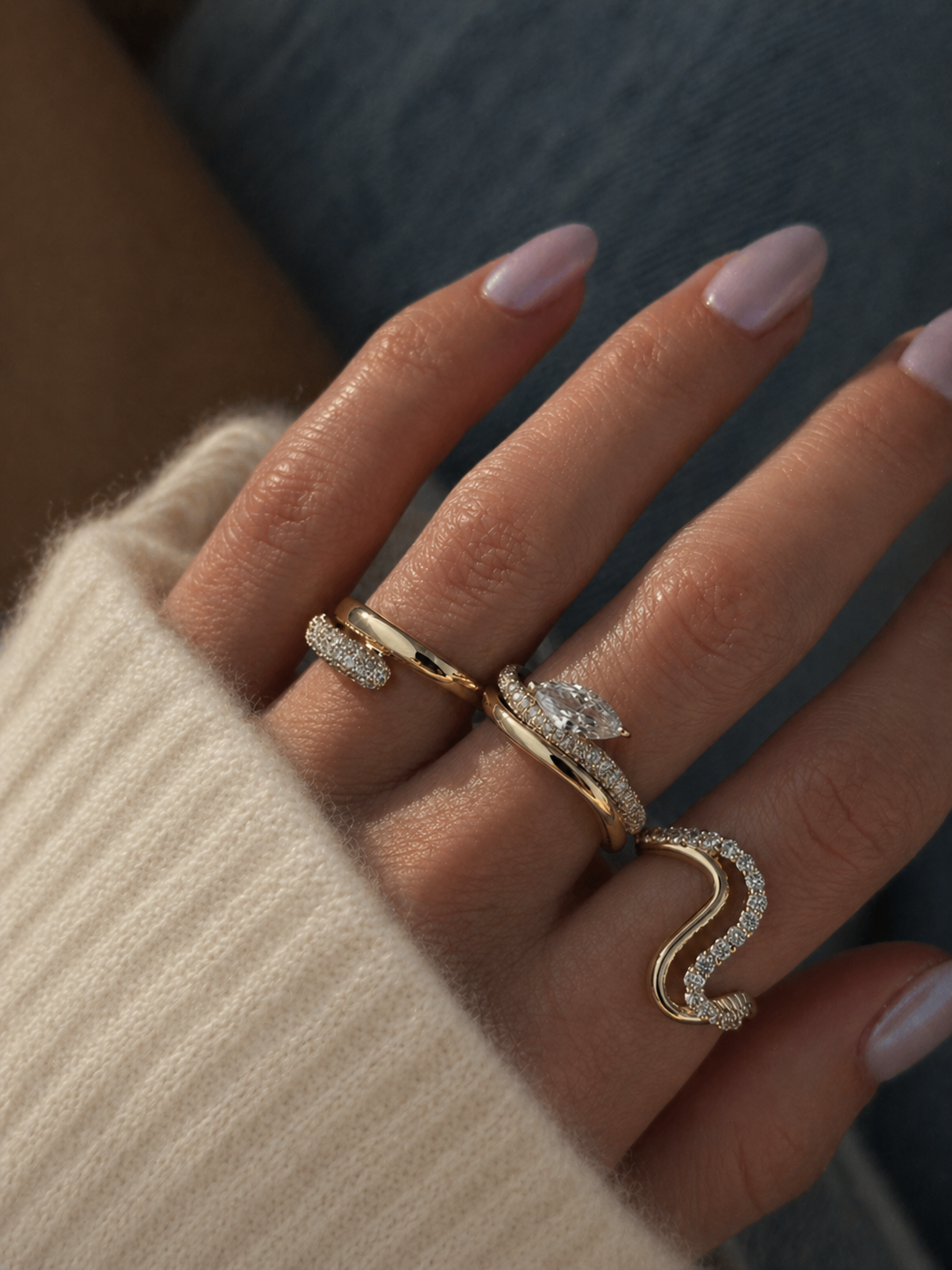 14k Vermeil The Byron Wrap Ring