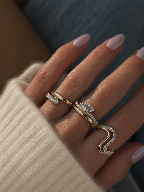 14k Vermeil The Byron Wrap Ring