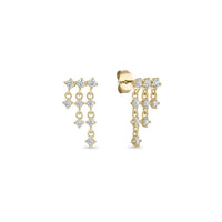 14k Vermeil Cascade Sparkle Studs