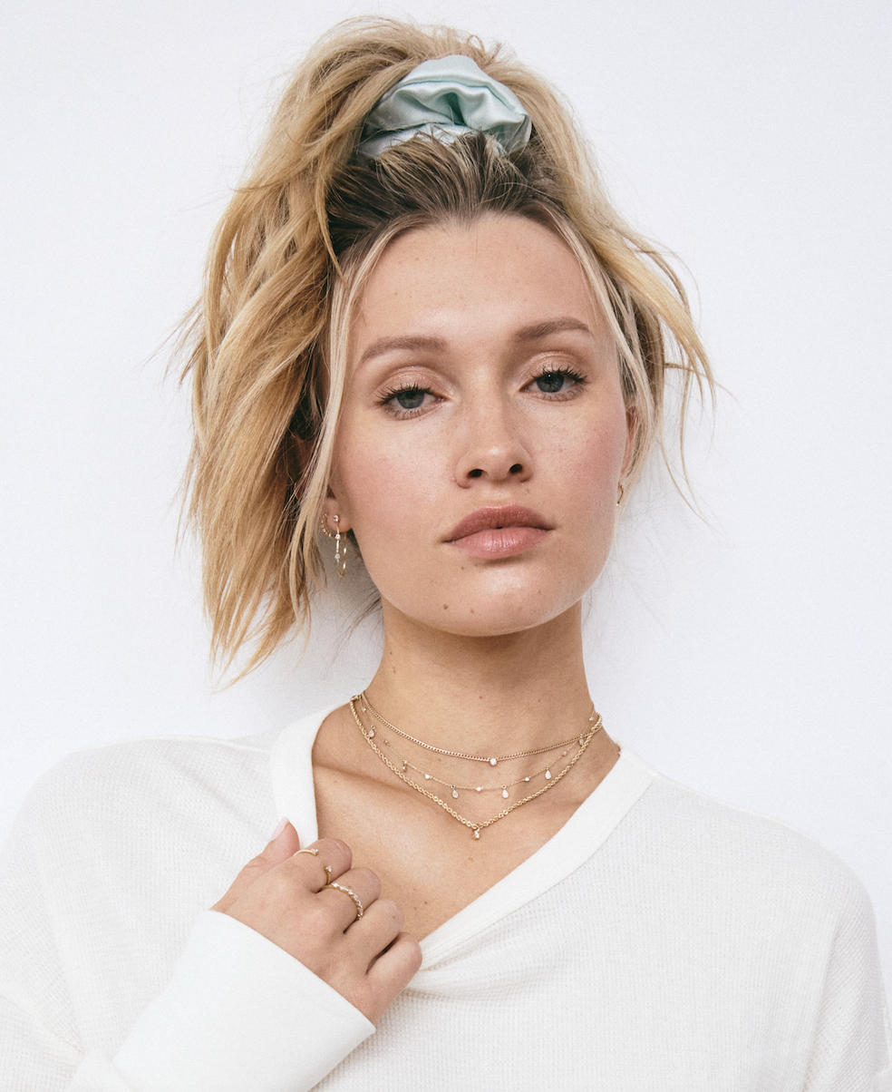 14k Gold Diamond Pendant on Rope Chain Necklace