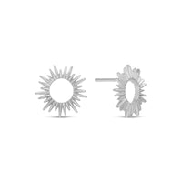 A Good Life Open Sun Silver Studs for Elegant Style