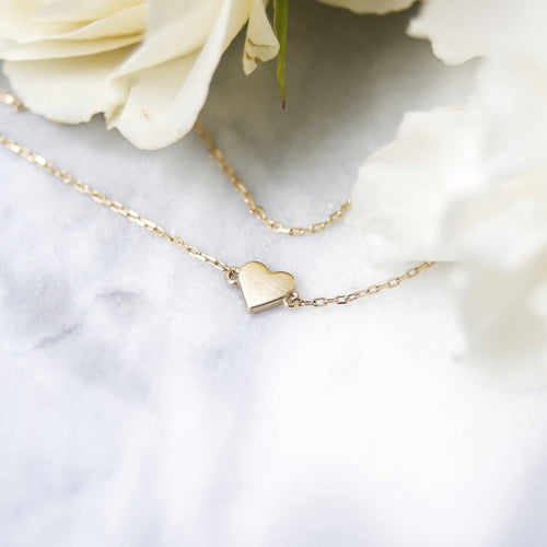 Solid Gold Lovers Heart Bracelet by La Kaiser