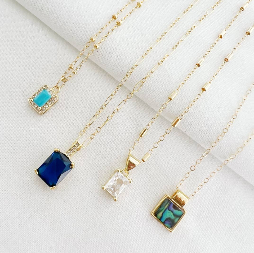 Aloha Abalone Shell Beach Gold Filled Necklace