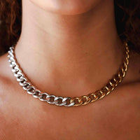 Anna Two-Tone Necklace: 16 inch