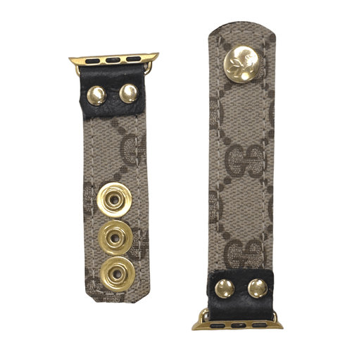 Apple Watch Band In Leather | Upcycled Gucci: Stone