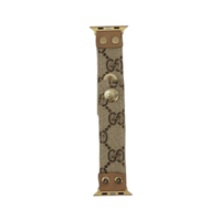 Apple Watch Band In Leather | Upcycled Gucci: Stone