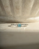 Aquamarine Cushion Ring