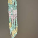 Aquamarine Heishi Pastel Gem Necklace