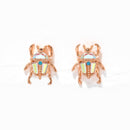 Beetlejuice Studs: Gold by Girls Crew