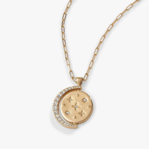 Gold Cosmos Adjustable Necklace