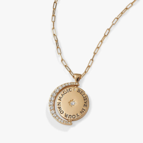 Gold Cosmos Adjustable Necklace