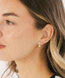 Bold Arc Hoop Earrings: Silver by Shop Aiti