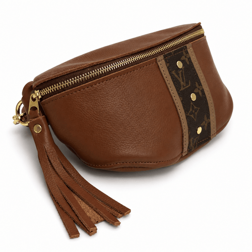 Britt Belt Bag - Upcycled Monogram - Sienna by Beaudin
