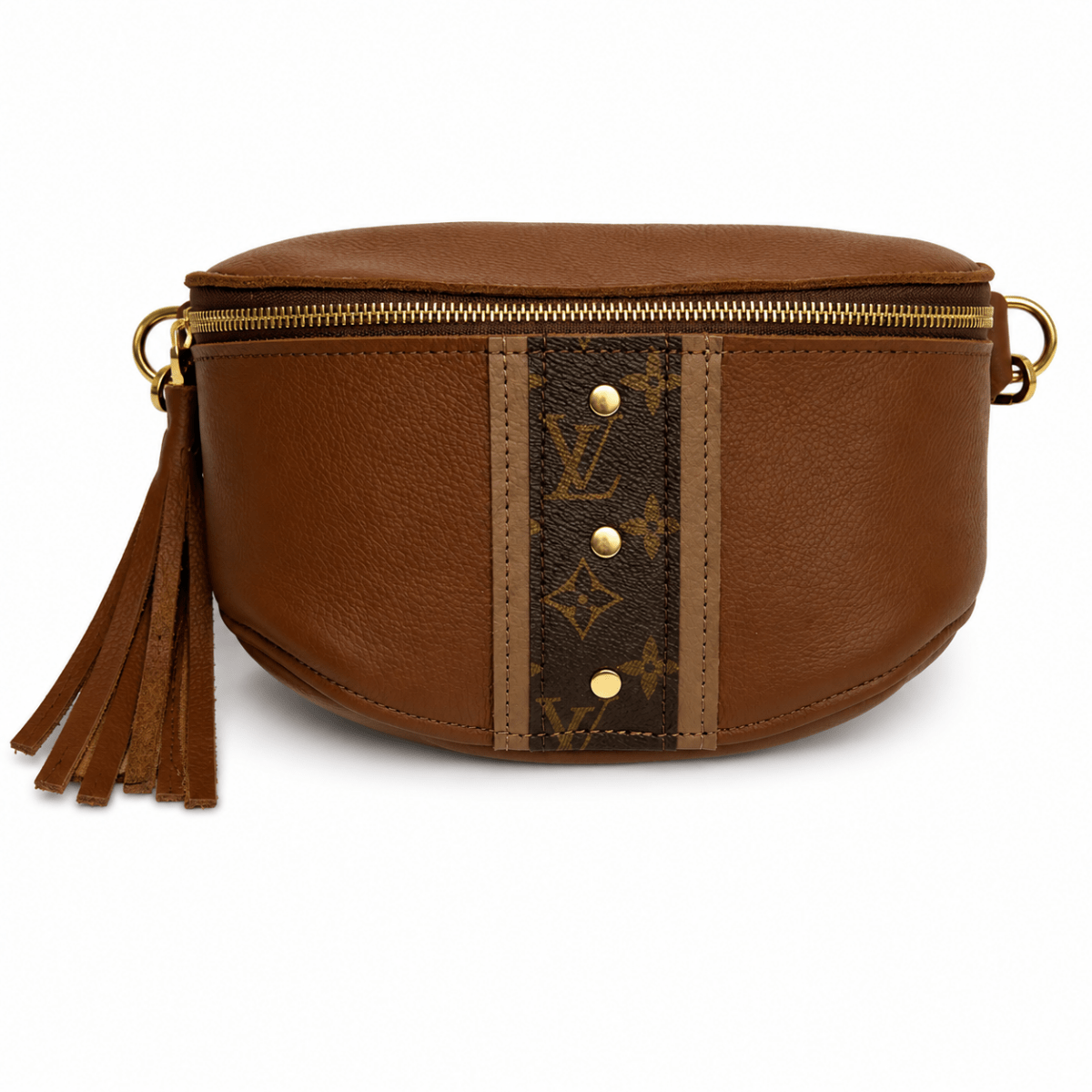 Britt Belt Bag - Upcycled Monogram - Sienna