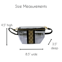 Britt Stadium Belt Bag in Upcycled Gucci