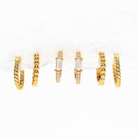 California Dreamin' Hoop Set: Gold