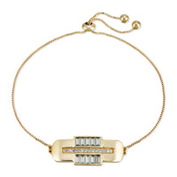 Century Chain Bracelet- Gold - Green