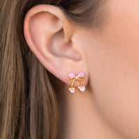 Cherry Pie Earrings: Gold - Red Bird Road