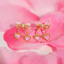 Cherry Pie Earrings: Gold - Red Bird Road