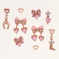 Cherry Pie Earrings: Gold - Red Bird Road