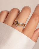 Chevron Ring Set - Red Bird Road