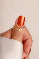 Chevron Ring Set Rings by Sami Jewels