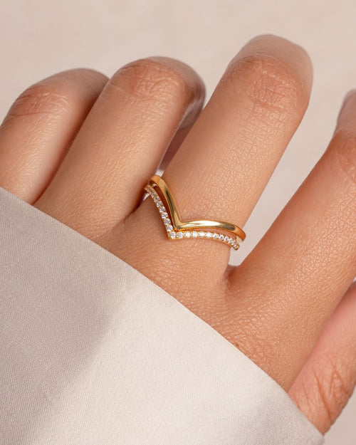 Chevron Ring Set - Red Bird Road