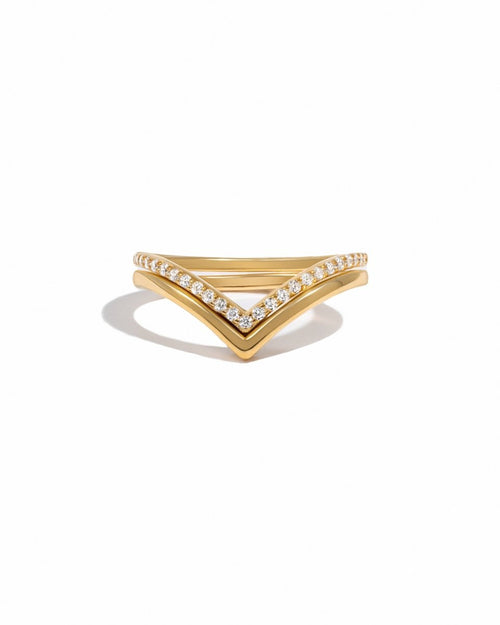 Chevron Ring Set - Red Bird Road