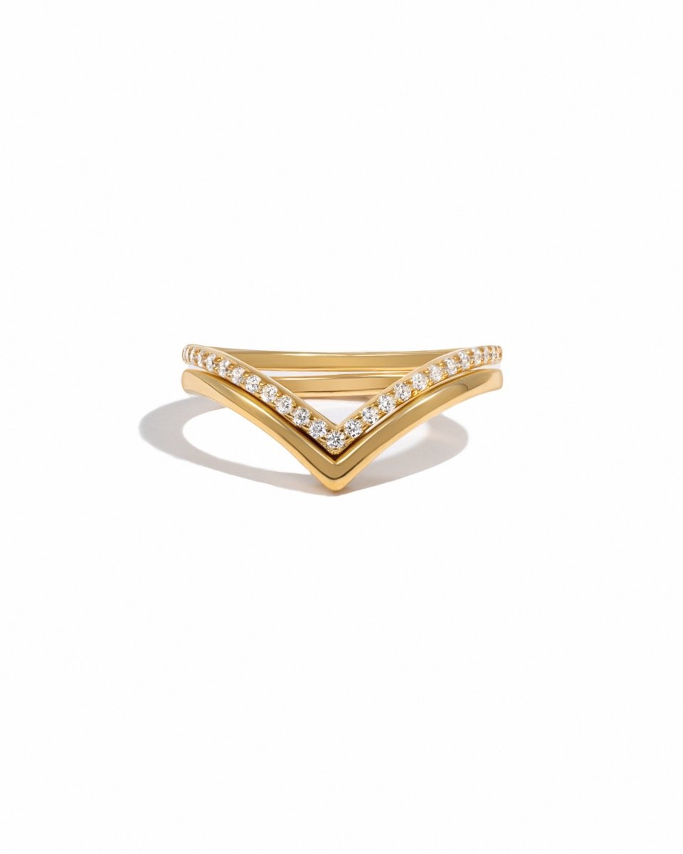 Chevron Ring Set - Red Bird Road