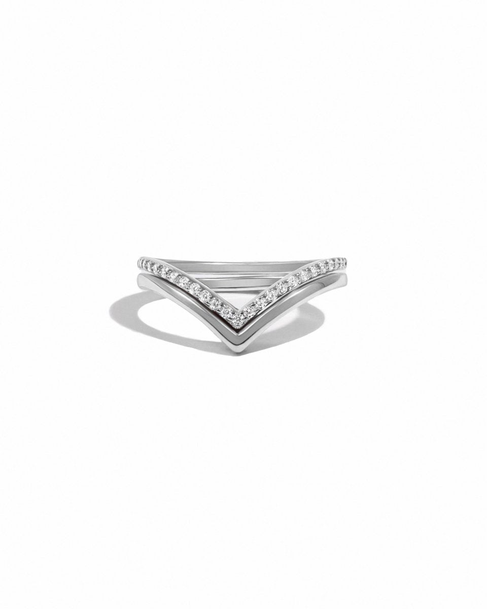 Chevron Ring Set - Red Bird Road