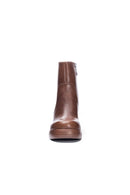 Chinese Laundry Groovy Brown Heeled Ankle Boots - FINAL SALE