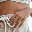 Comet Gemstone Ring - Mint Cat's Eye: 6