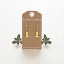 Cowboy Boot Huggie Hoop Earrings