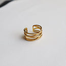 Crossover Adjustable Ring