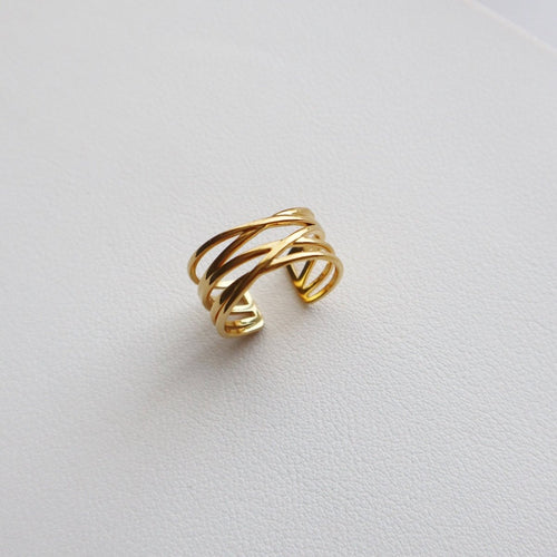 Crossover Adjustable Ring