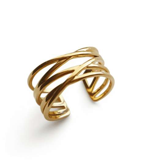 Crossover Adjustable Ring