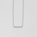 Dainty Bar Necklace: Gold