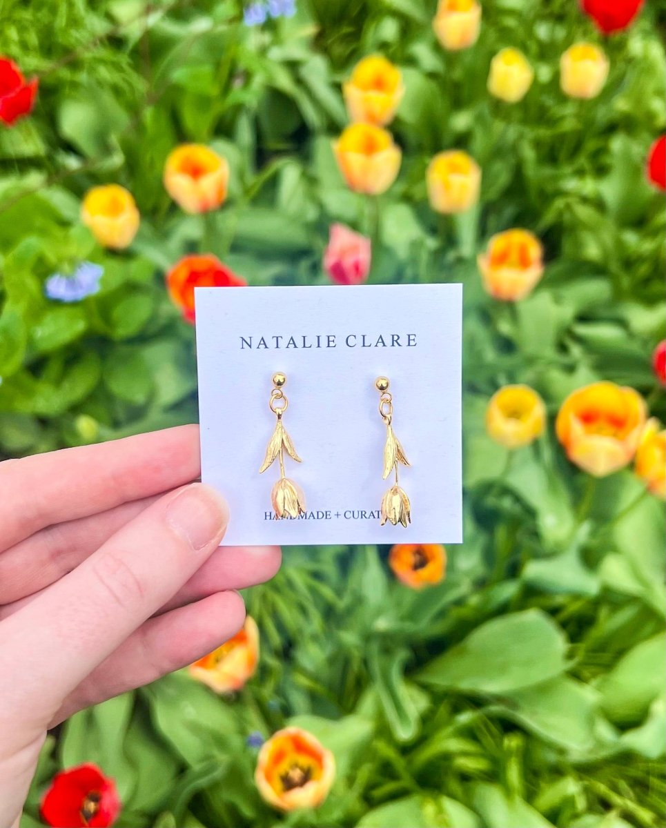 Dangle Tulip Earrings