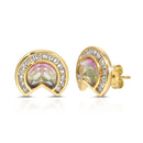 Daybreak Gem Stud Earrings - Twilight