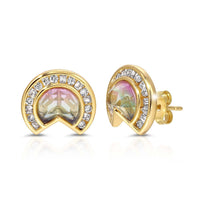 Daybreak Gem Stud Earrings - Twilight