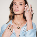 Daybreak Gem Stud Earrings - Twilight