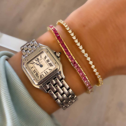 Diamond Dazzle Tennis Bracelet Bracelets by La Kaiser
